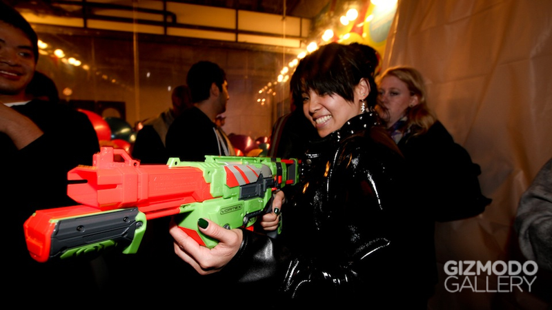 Illustration for article titled Gizmodo Gallery Reader Meet Up Nerf Party Gallery